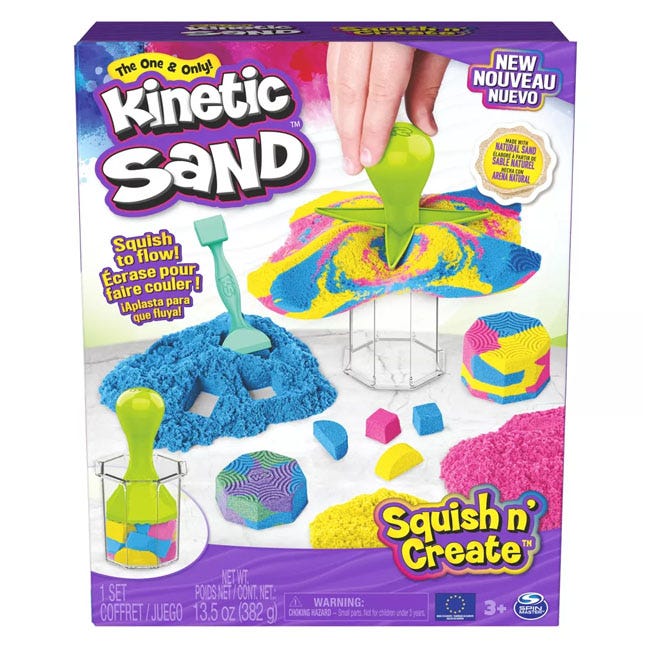 KINETIC SAND SQUISH N CREATE