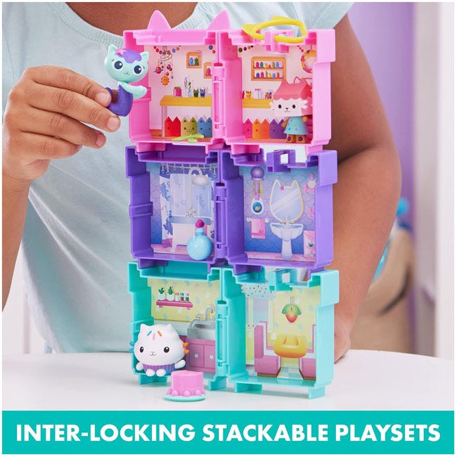 GABBY'S DOLLHOUSE CLIP ON PLAYSET