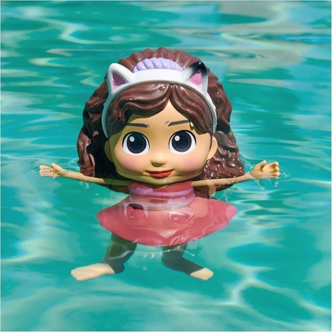 GABBY'S DOLLHOUSE SWIM WAYS GABBY FLOATING FIGURE