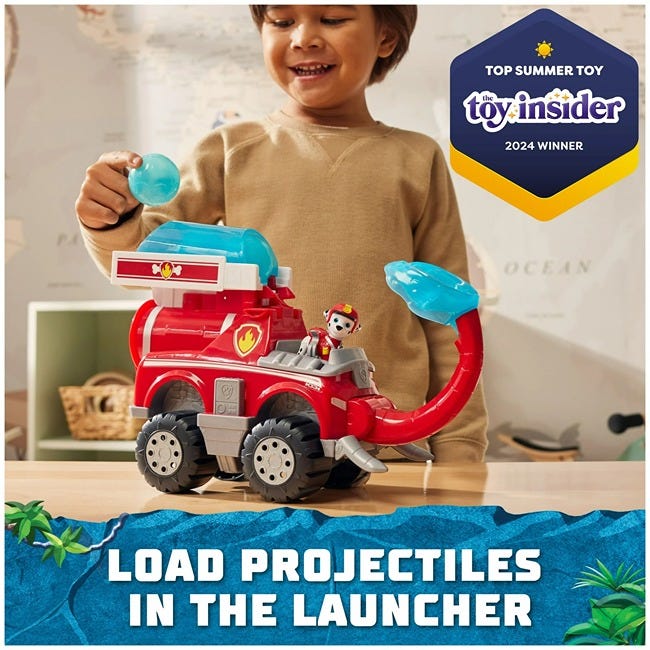PAW PATROL JUNGLE MARSHALLS LOAD N LAUNCH FIRE TRUCK