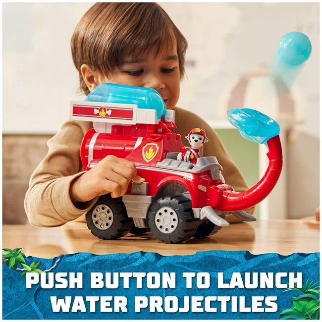 PAW PATROL JUNGLE MARSHALLS LOAD N LAUNCH FIRE TRUCK