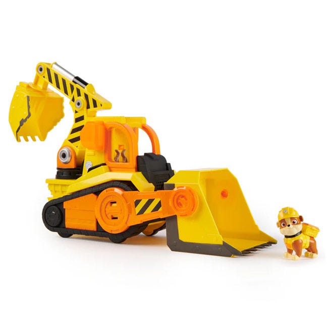 PAW PATROL RUBBLE AND CREW DELUXE BULLDOZER VEHICLE