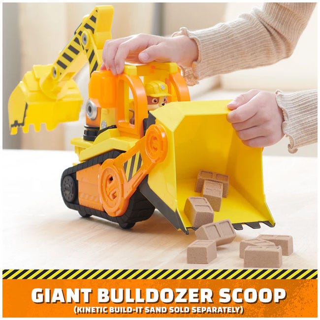 PAW PATROL RUBBLE AND CREW DELUXE BULLDOZER VEHICLE