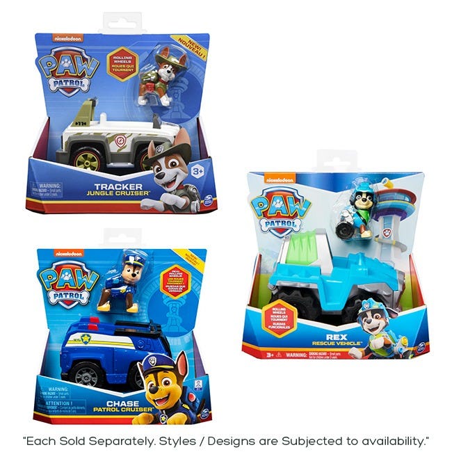 PAW PATROL BASIC VEHICLE ASSORTED