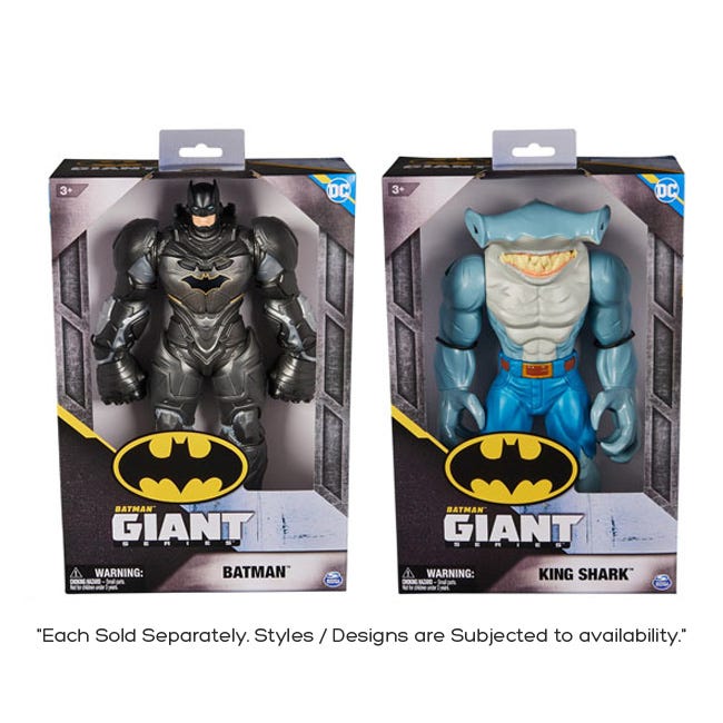 DC BATMAN FIGURE 12 GIANT FIGURES ASSORTED