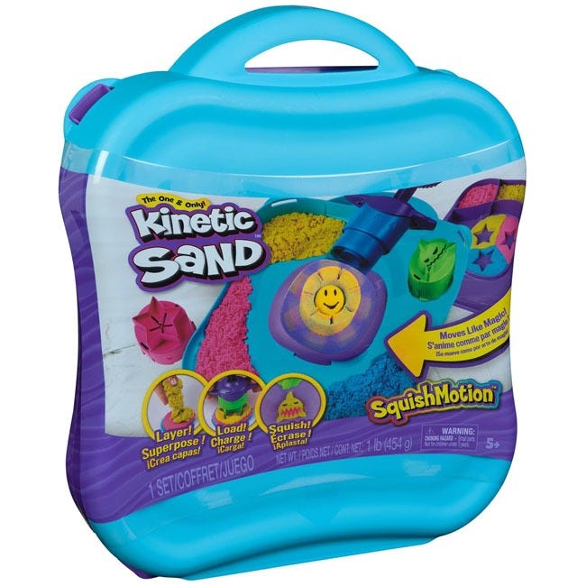 KINETIC SAND SQUISH MOTION PLAY SAND
