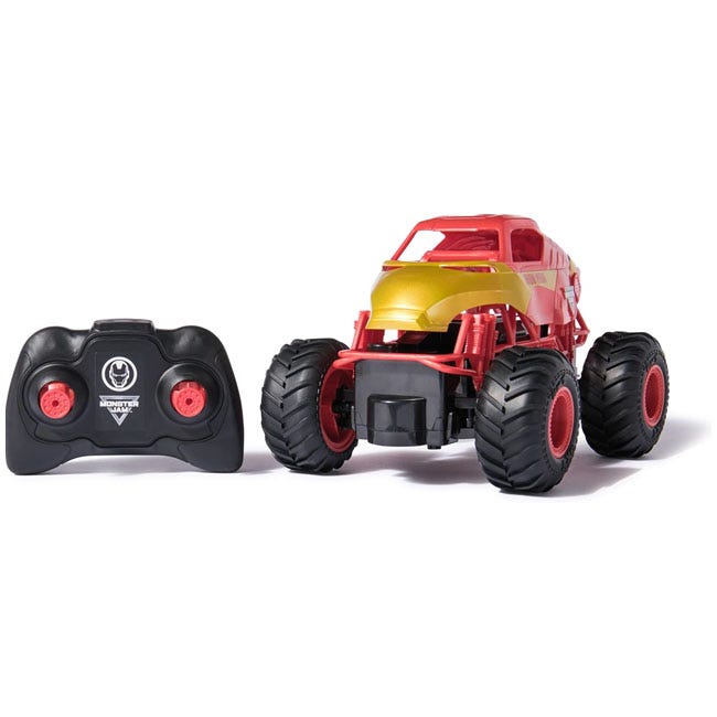 MONSTER JAM MARVEL IRON MAN RC MONSTER TRUCK  1:24