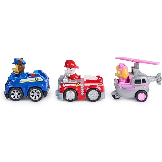 PAW PATROL DELUXE RESCUE RACERS TRIPLE PACK