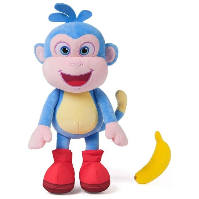 DORA THE EXPLORER FEATURE BANANAS BOOTS PLUSH