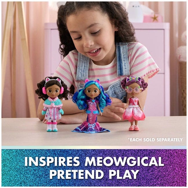 GABBY'S DOLLHOUSE MOVIE SMALL DOLL ASSORTED