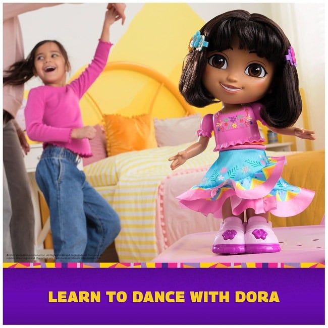 DORA THE EXPLORER DANCE WITH ME DORA INTERACTIVE DOLL