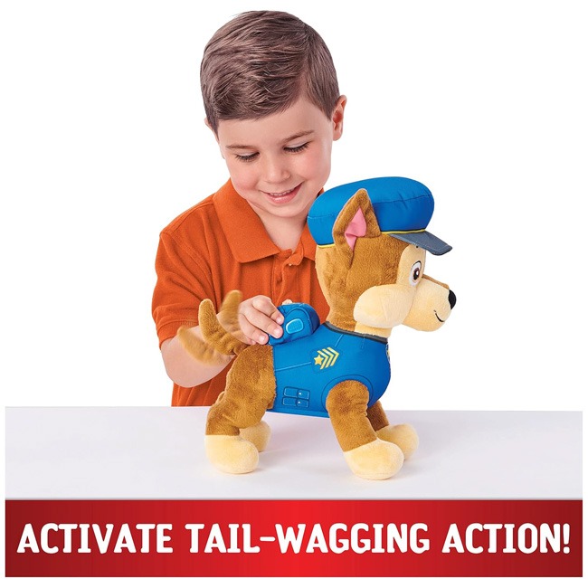PAW PATROL CHASE INTERACTIVE PLUSH TOY