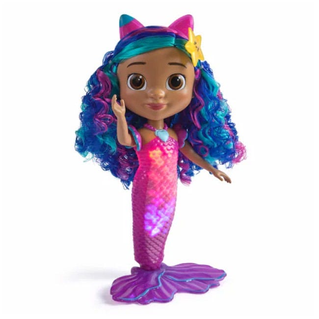 GABBY'S DOLLHOUSE MOVIE 14-INCH SING AND SHINE MERMAID DOLL