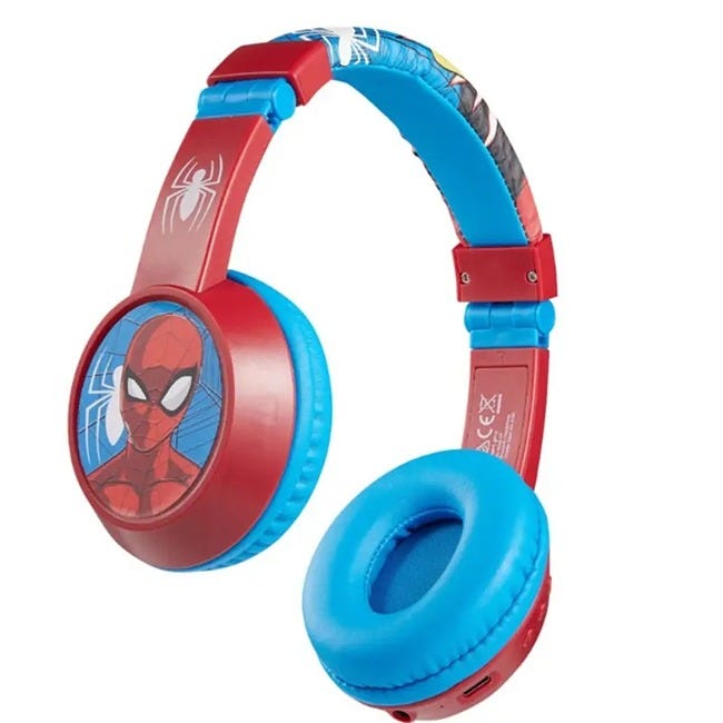 SMD PADDED BLUETOOTH HEADPHONES - SPIDER-MAN