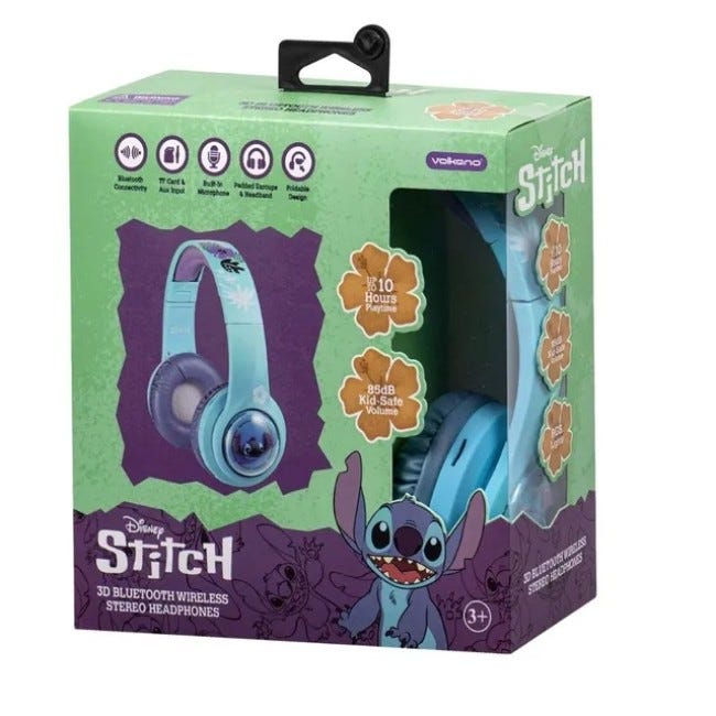 SMD 3D DISNEY STITCH BLUETOOTH HEADPHONES
