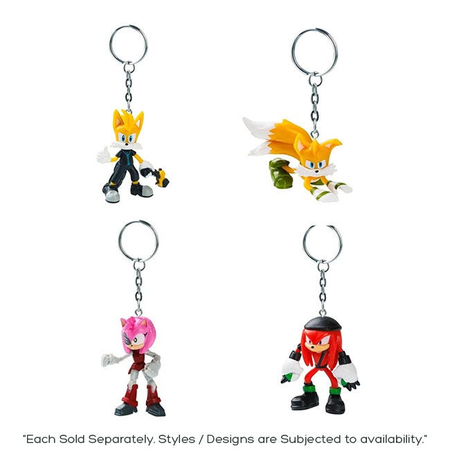 SONIC FIGURAL KEYCHAINS 1-PACK BLISTER