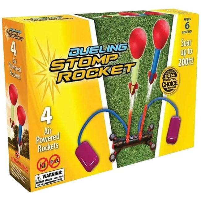 STOMP ROCKET DUELING - 4 ROCKETS