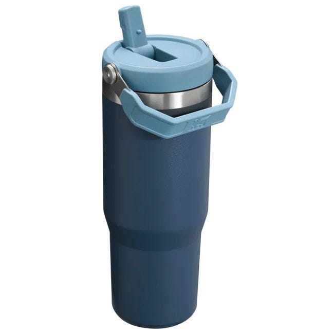 STANLEY CLASSIC ICEFLOW FLIP STRAW TUMBLER 0.89L - NAVY