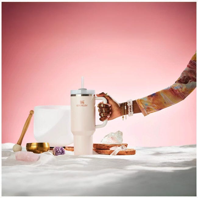 STANLEY QUENCHER 2.0 1.1L-40OZ ROSE QUARTZ 2