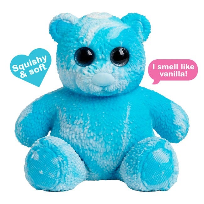 SOFT T 28CM SCENTED SOFT BEAR - BLUE