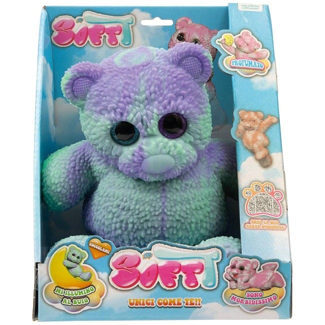 SOFT T 28CM SCENTED SOFT BEAR - GREEN