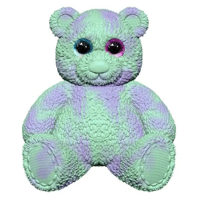 SOFT T 28CM SCENTED SOFT BEAR - GREEN