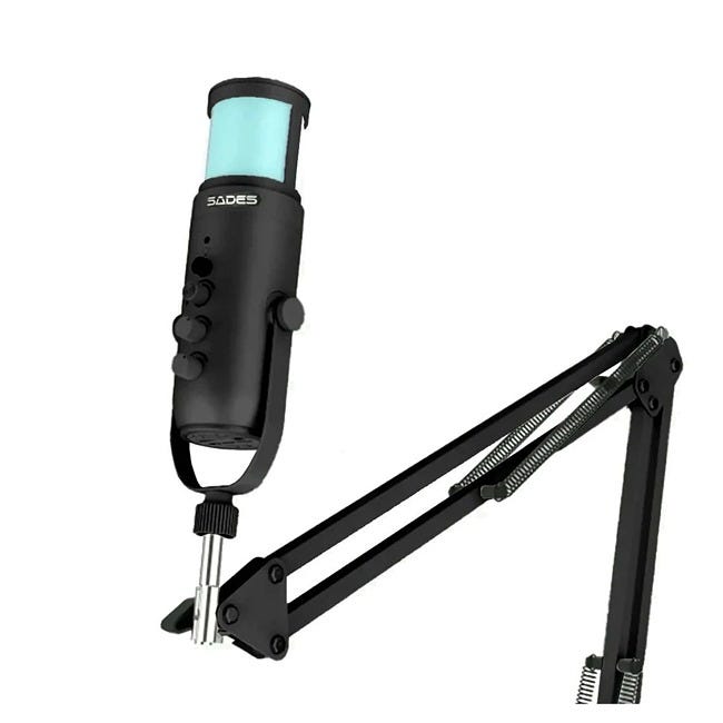 SADES SW-MC04 OTUS GAMING STREAM MICROPHONE - BLACK