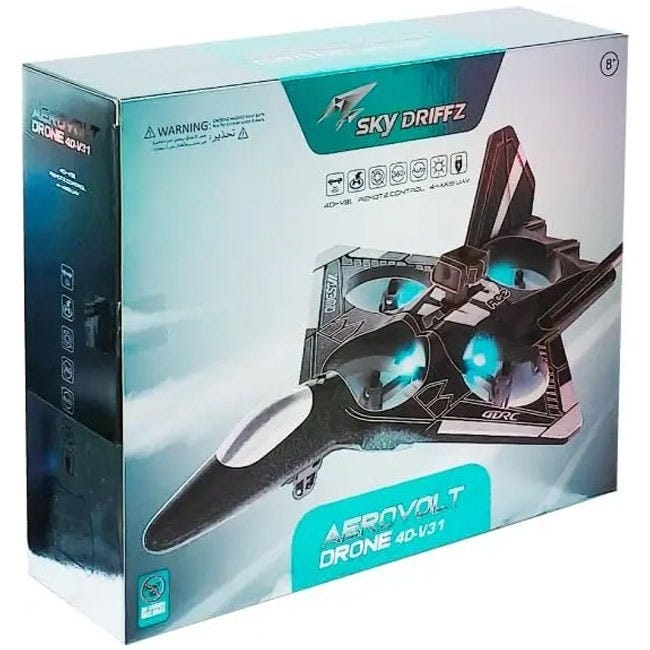 SKY DRIFFZ AEROVOLT RADIO REMOTE CONTROL PLANE