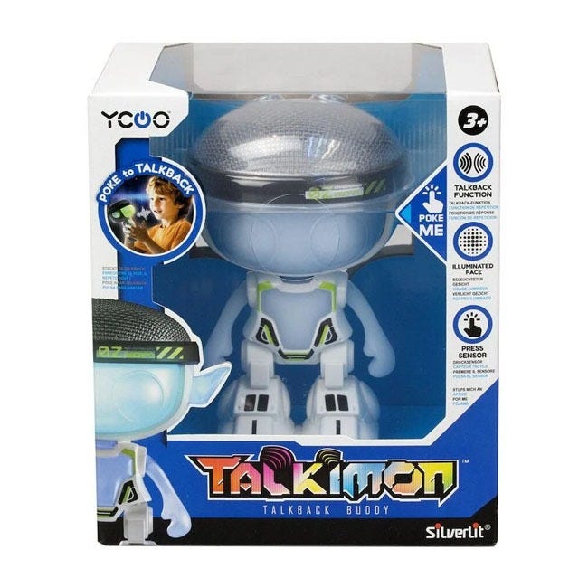 SILVERLIT TALKIMON TALKBACK ALIEN WHITE