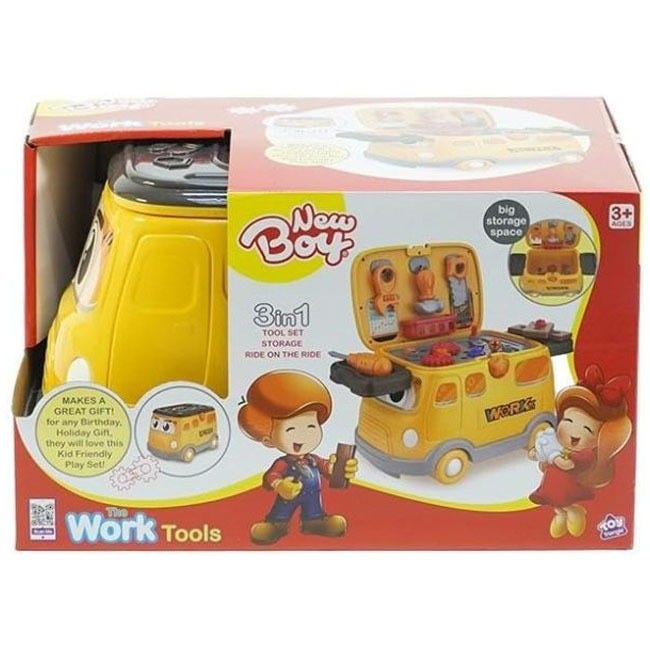 NEW BOY 3 IN 1 TOOLS PLAYSET