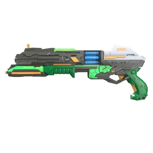 HIP SHOT DART BLASTER RIFLE WITH LIGHT AND 10 DARTS