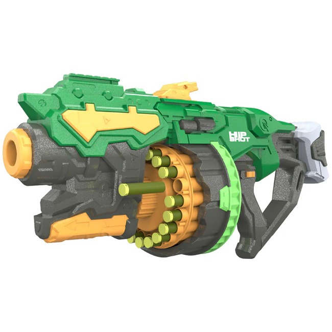 HIP SHOT DART BLASTER BATTERY OPERATED WITH 20 CHAMBERS