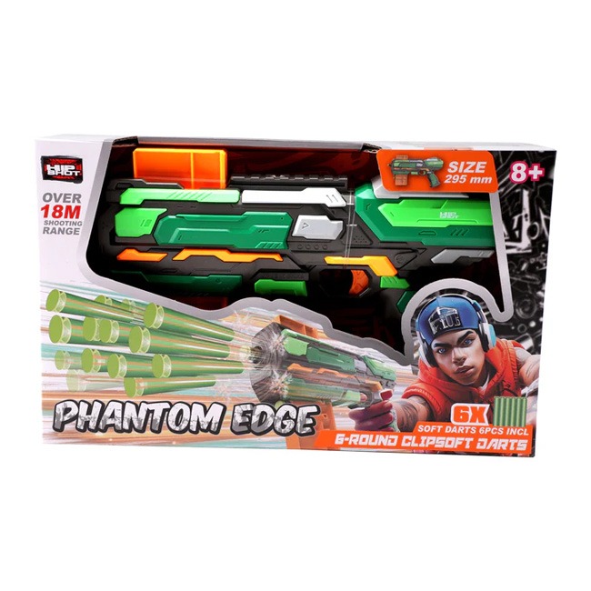 HIP SHOT DART BLASTER BIG SET WITH 6 DARTS