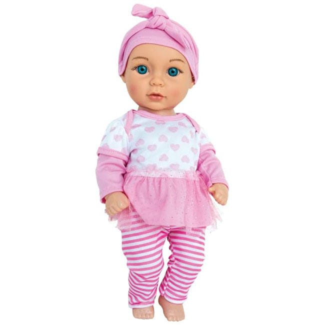 BABY AMOURA LOVE AND FEED DOLL 15 INCH DOLL SET