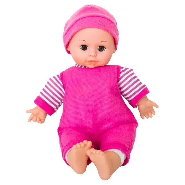 BABY AMOURA HAYATI 14-INCH MY FIRST DOLL STROLLER