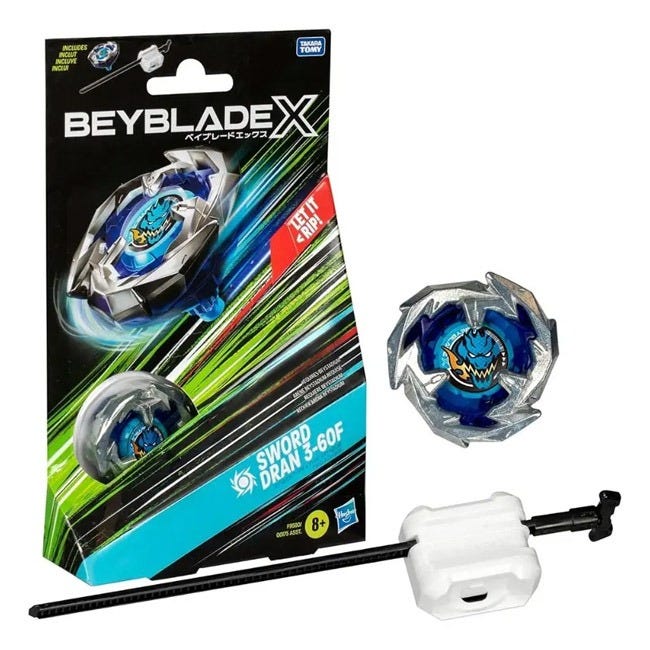 BEY BLADE X LAUNCHER SWORD DRAN 3-60F STARTER PACK