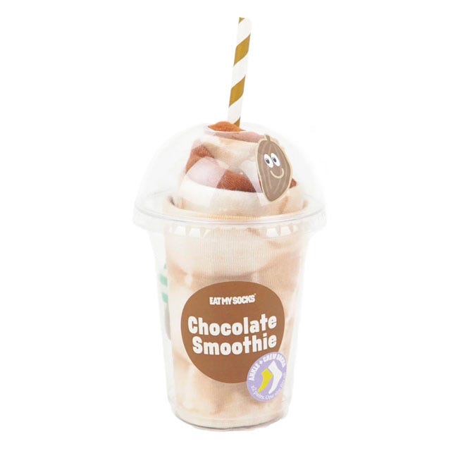 EAT MY SOCKS CHOCOLATE SMOOTHIE 2PCS