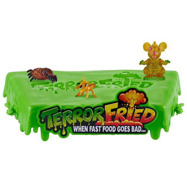 TERROR FRIED OOZE BURGER FREAKY FIGURES IN CREEPY COMPOUNDS