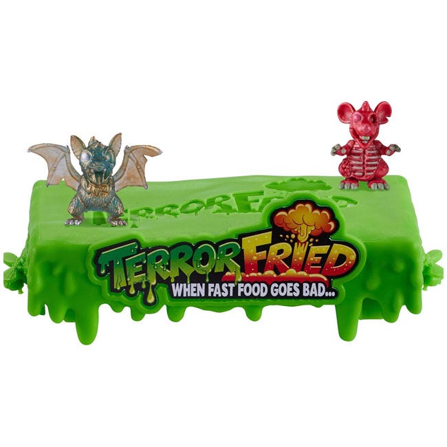 TERROR FRIED NASTY NIBBLES FREAKY FIGURES IN CREEPY COMPOUND