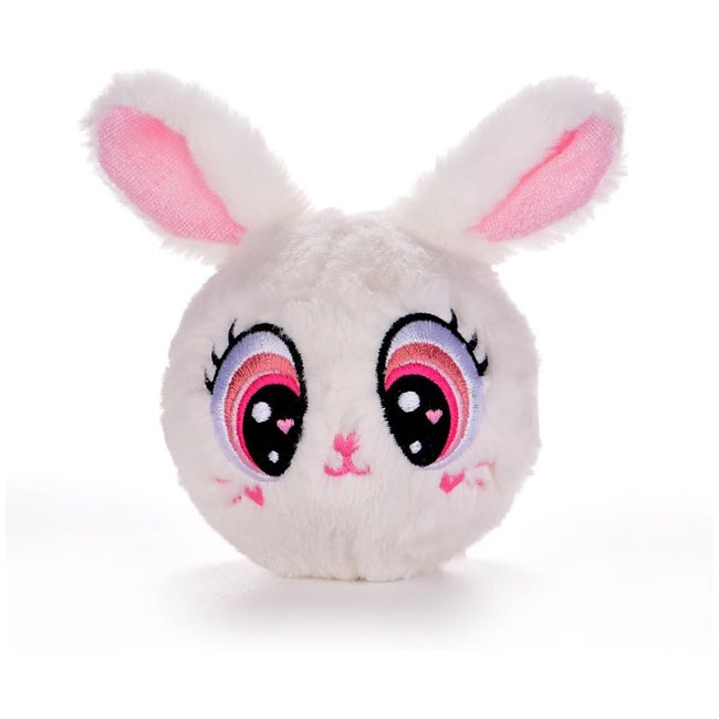 BOUNCIBLES RABBIT WHITE PLUSH-EVIE
