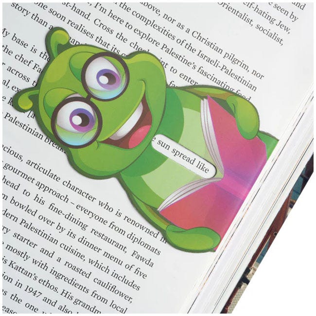 THINKING GIFTS LINEMARKERS BOOKWORM