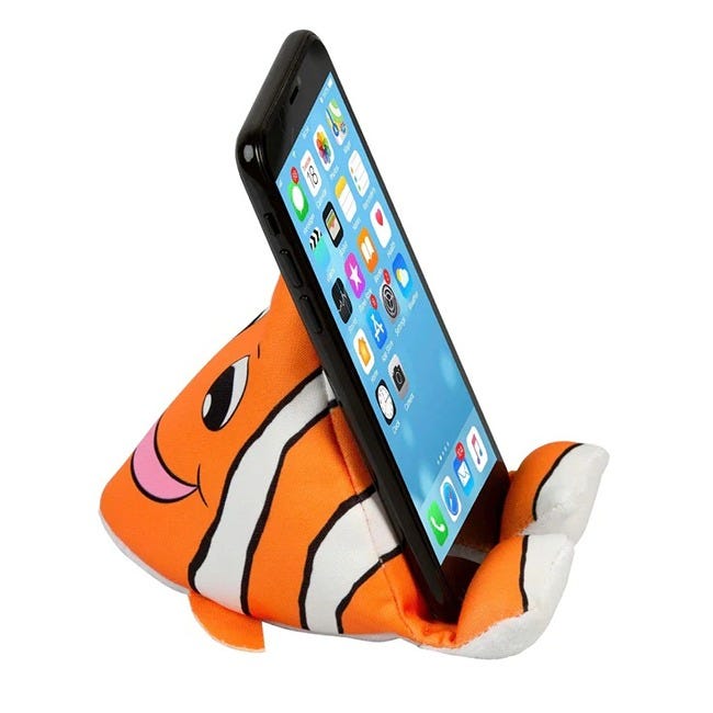 THINKING GIFTS PLUSHEEZ CLOWN FISH
