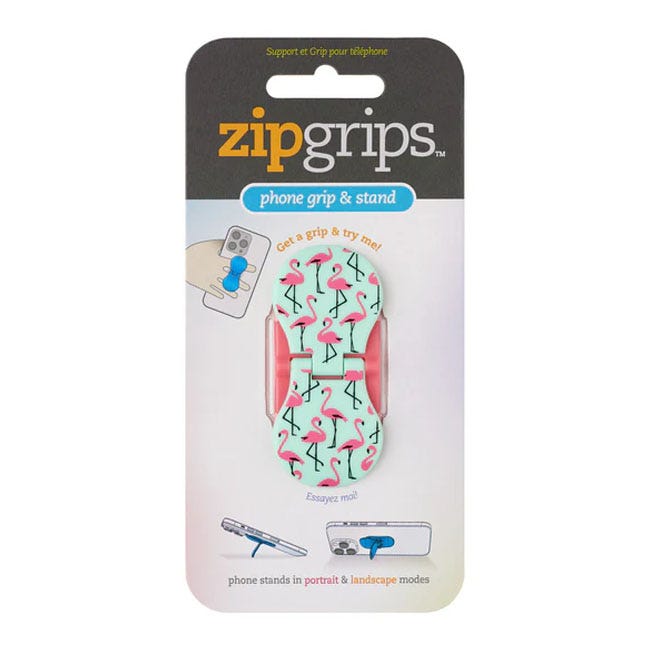 THINKING GIFTS ZIPGRIPS FLAMINGO