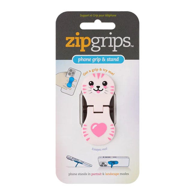 THINKING GIFTS ZIPGRIPS KITTY