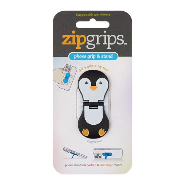 THINKING GIFTS ZIPGRIPS PENGUIN
