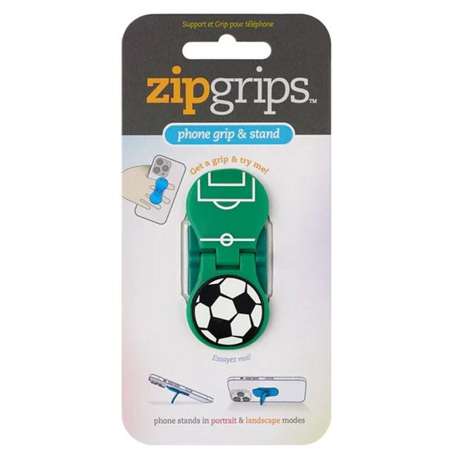 THINKING GIFTS ZIPGRIPS SOCCER