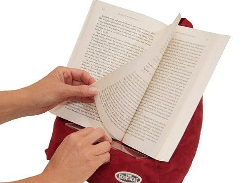 THE BOOK SEAT CINNABAR/RED