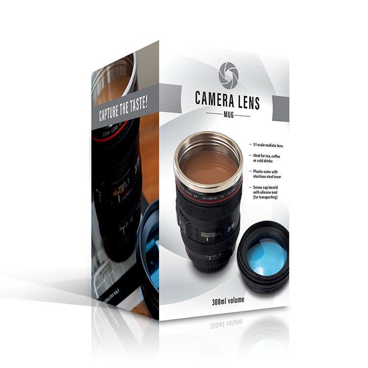 THE SOURCE CAMERA LENS MUG