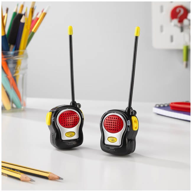 THE SOURCE MIGHTY MINI WALKIE TALKIES