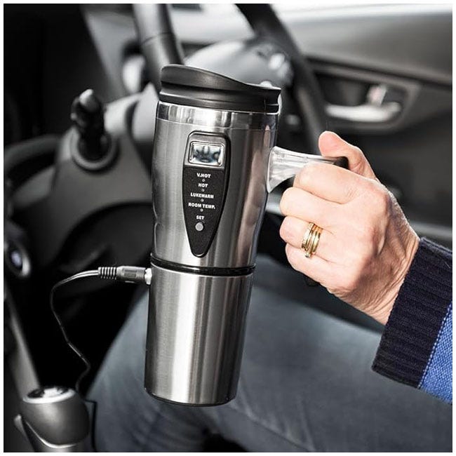 THE SOURCE HEATED TRAVEL MUG